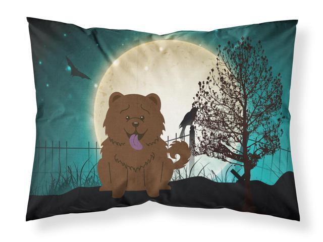 Halloween Scary Chow Chow Chocolate Fabric Standard Pillowcase BB2331PILLOWCASE