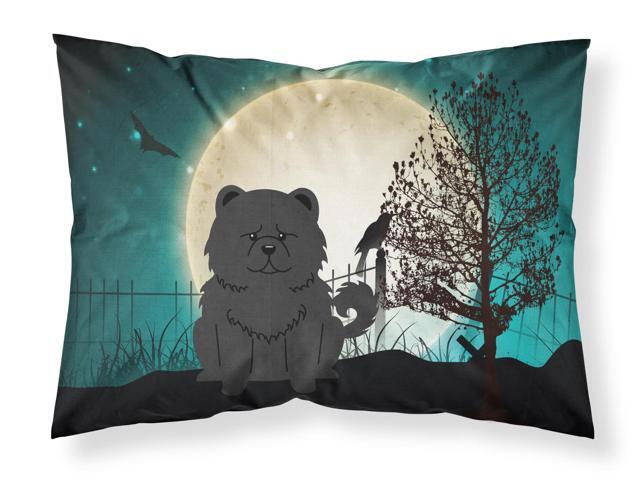 Halloween Scary Chow Chow Black Fabric Standard Pillowcase BB2333PILLOWCASE