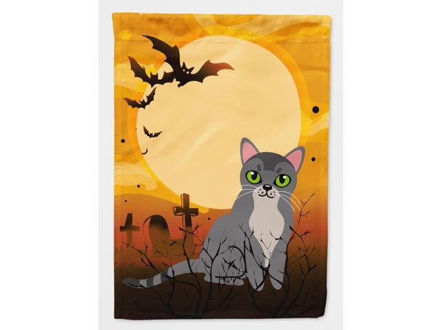 Halloween Asian Cat Flag Canvas House Size BB4439CHF