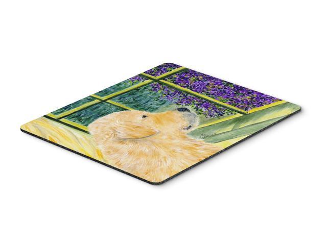 Golden Retriever Mouse pad hot pad or trivet