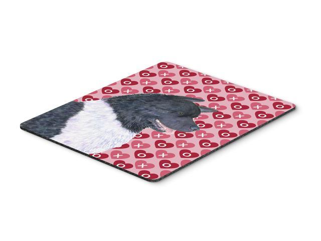 Akita Hearts Love and Valentine's Day Portrait Mouse Pad Hot Pad or Trivet
