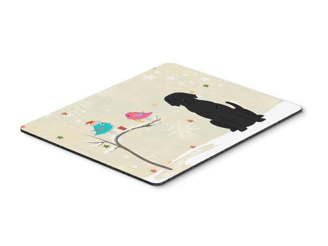 Christmas Presents between Friends Black Labrador Mouse Pad Hot Pad or Trivet BB2529MP