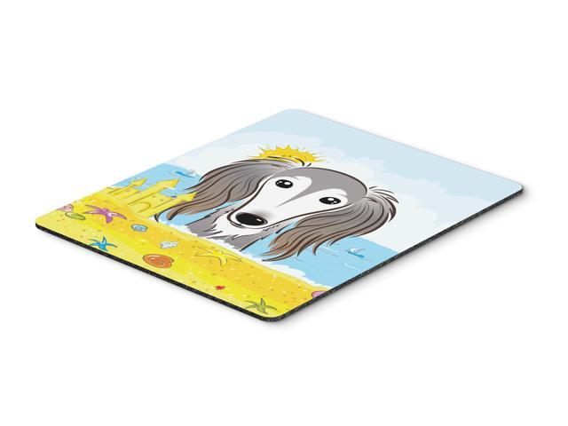 Saluki Summer Beach Mouse Pad Hot Pad or Trivet BB2097MP