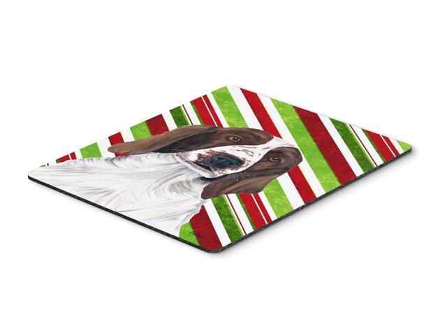 Welsh Springer Spaniel Candy Cane Christmas Mouse Pad Hot Pad or Trivet