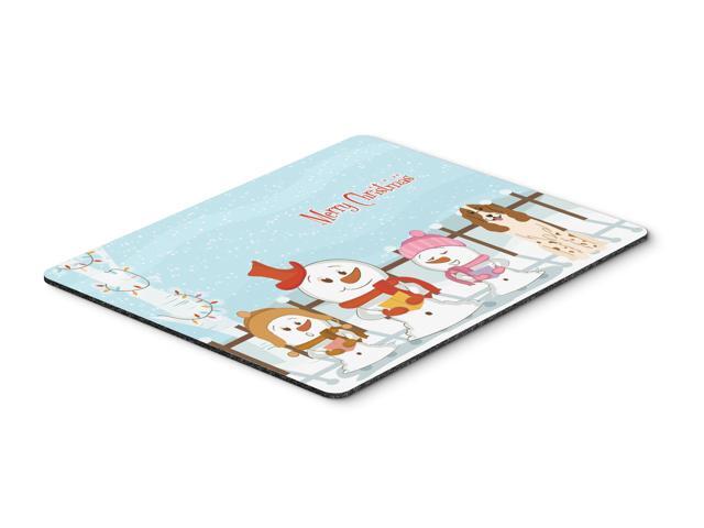 Merry Christmas Carolers Russian Spaniel Mouse Pad Hot Pad or Trivet BB2362MP