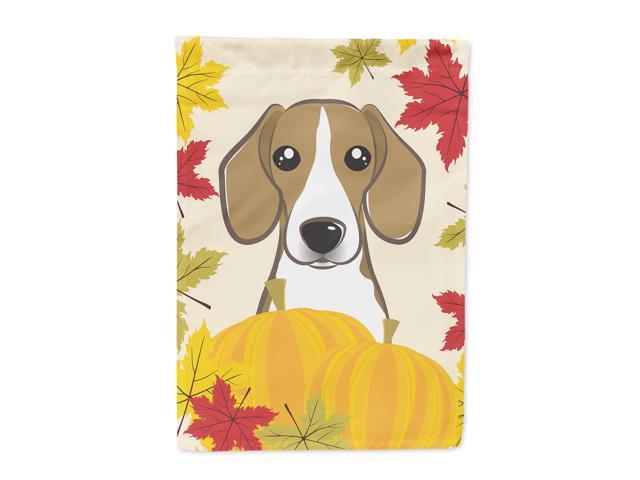 Beagle Thanksgiving Flag Canvas House Size BB2045CHF