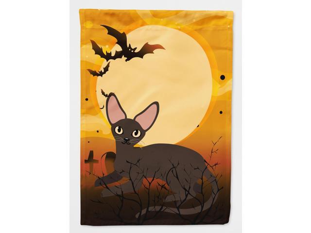 Halloween Peterbald Cat Flag Canvas House Size BB4451CHF