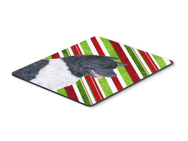 Akita Candy Cane Holiday Christmas Mouse Pad Hot Pad or Trivet