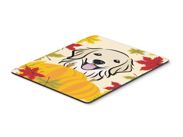 Golden Retriever Thanksgiving Mouse Pad Hot Pad or Trivet BB2011MP