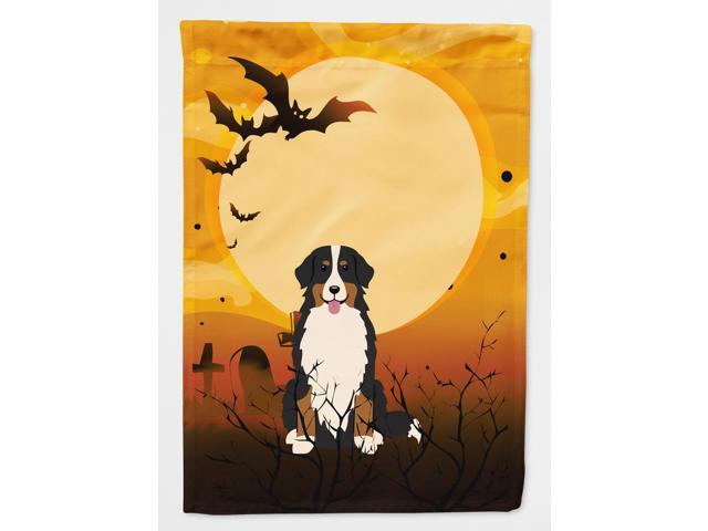 Halloween Bernese Mountain Dog Flag Canvas House Size BB4302CHF