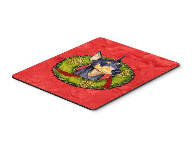 Doberman Mouse Pad Hot Pad or Trivet