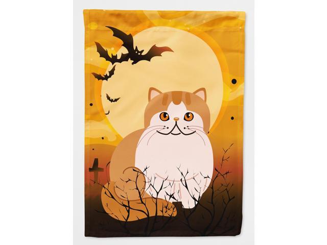 Halloween Exotic Shorthair Cat Flag Canvas House Size BB4444CHF