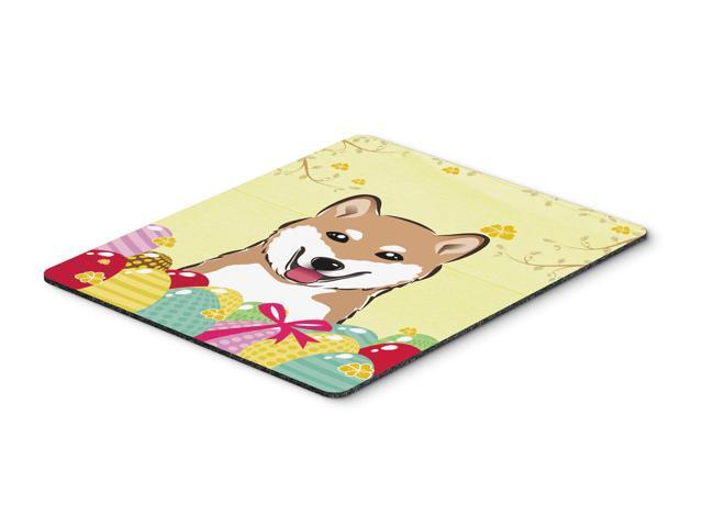 Shiba Inu Easter Egg Hunt Mouse Pad Hot Pad or Trivet BB1907MP