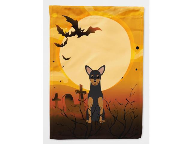 Halloween Manchester Terrier Flag Canvas House Size BB4294CHF
