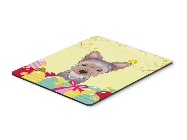 Yorkie Puppy Easter Egg Hunt Mouse Pad Hot Pad or Trivet BB1914MP