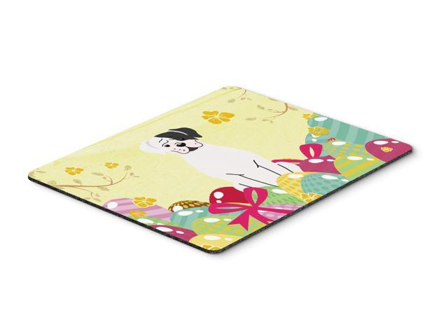 Easter Eggs White Boxer Cooper Mouse Pad Hot Pad or Trivet BB6114MP