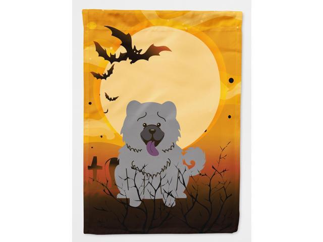 Halloween Chow Chow Blue Flag Canvas House Size BB4405CHF