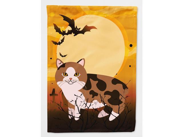 Halloween Manx Cat Flag Canvas House Size BB4449CHF