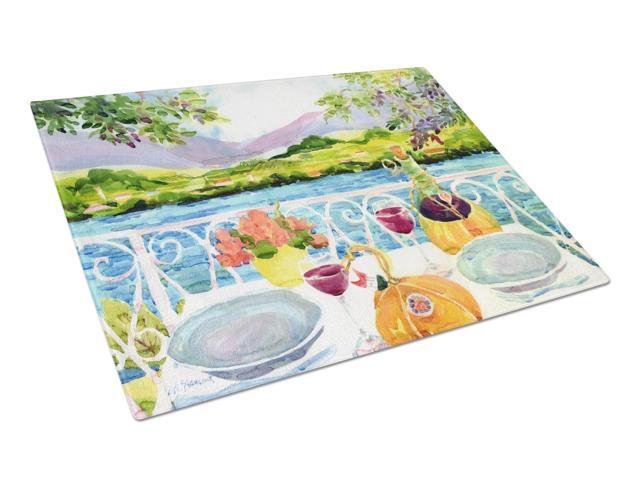 Afternoon of Grape Delights Wine Glass Cutting Board Large 6139LCB