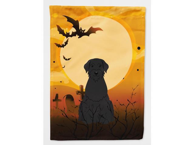 Halloween Giant Schnauzer Flag Canvas House Size BB4332CHF