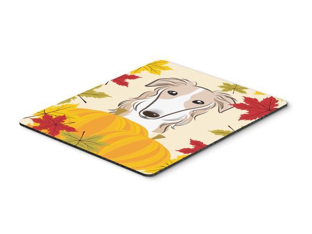 Borzoi Thanksgiving Mouse Pad Hot Pad or Trivet BB2034MP