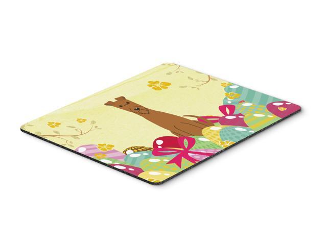 Easter Eggs Irish Terrier Mouse Pad Hot Pad or Trivet BB6062MP