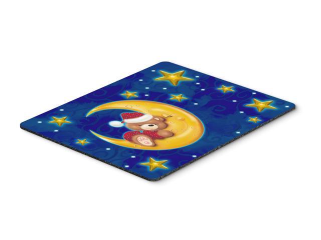 Bear Sleeping in the Moon and Stars Mouse Pad Hot Pad or Trivet APH514BMP
