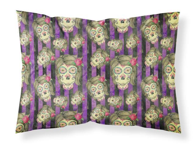 Watecolor Day of the Dead Halloween Fabric Standard Pillowcase BB7519PILLOWCASE