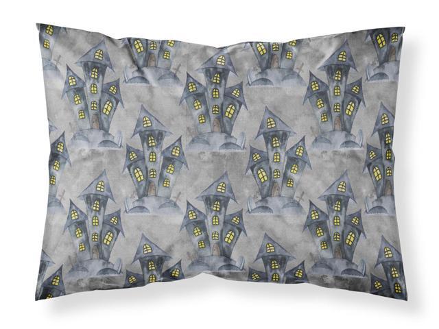 Watecolor Halloween Haunted House Fabric Standard Pillowcase BB7522PILLOWCASE