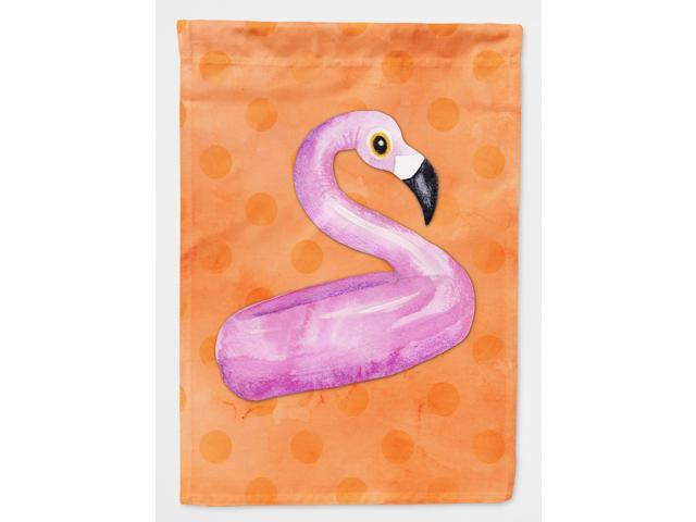 Flamingo Floaty Orange Polkadot Flag Garden Size BB8258GF