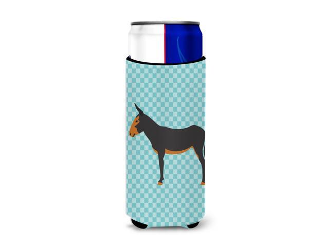 Catalan Donkey Blue Check Michelob Ultra Hugger for slim cans BB8029MUK