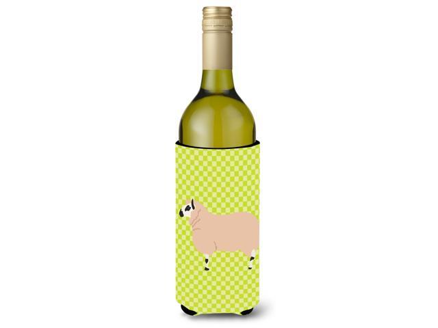 Kerry Hill Sheep Green Wine Bottle Beverge Insulator Hugger BB7805LITERK