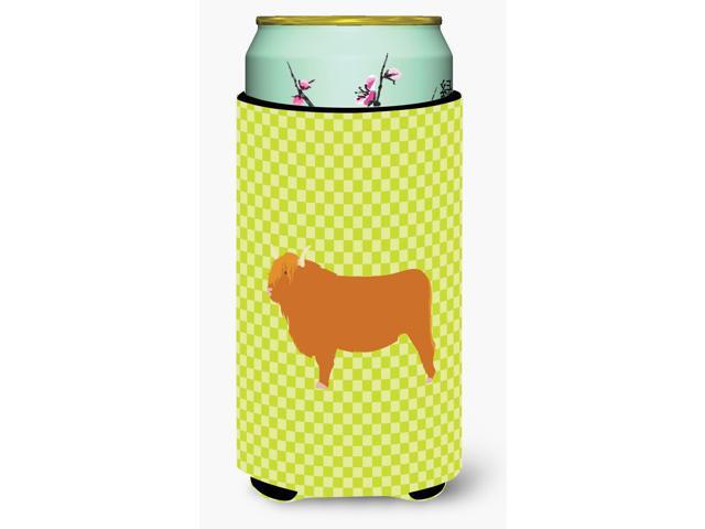 Highland Cow Green Tall Boy Beverage Insulator Hugger BB7646TBC