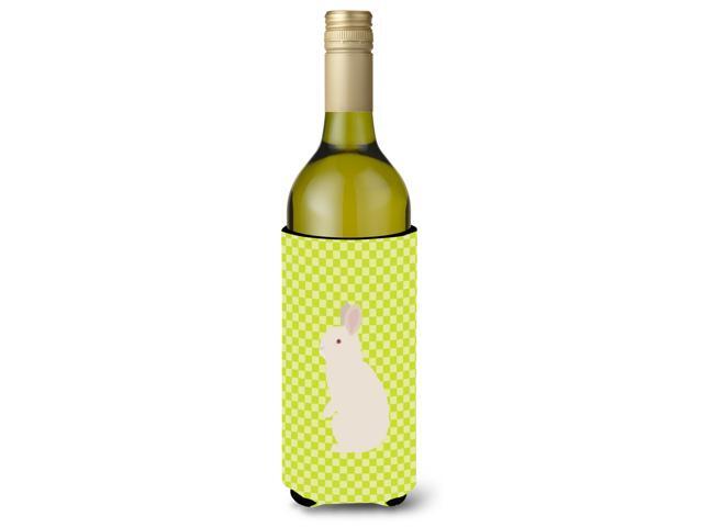New Zealand White Rabbit Green Wine Bottle Beverge Insulator Hugger BB7791LITERK