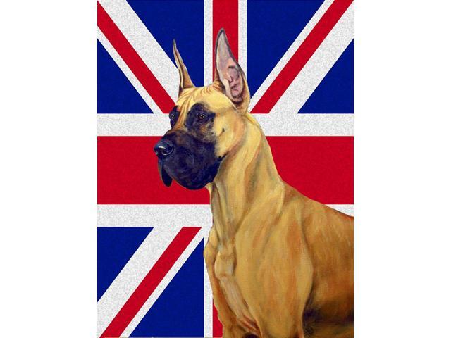 Great Dane with English Union Jack British Flag Flag Garden Size LH9464GF