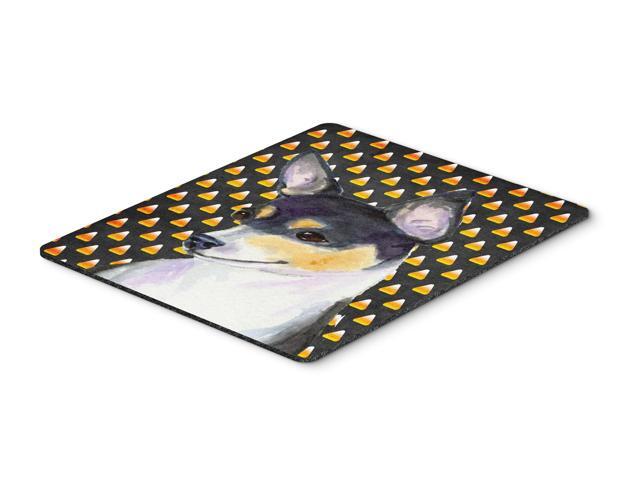 Chihuahua Candy Corn Halloween Portrait Mouse Pad Hot Pad or Trivet