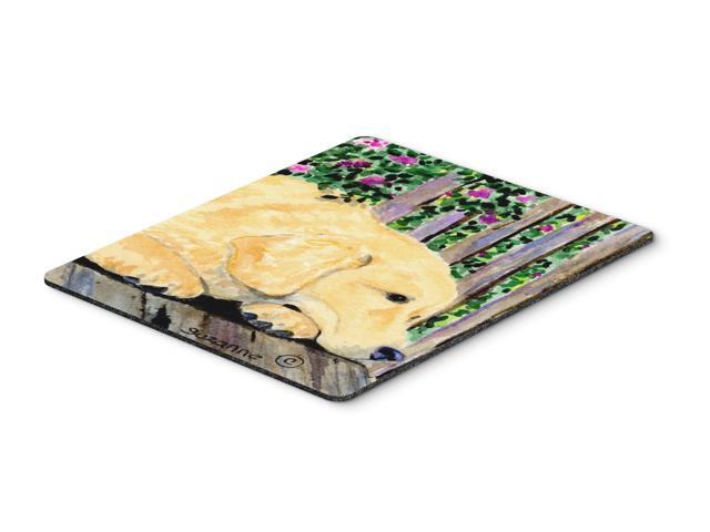 Golden Retriever Mouse Pad / Hot Pad / Trivet