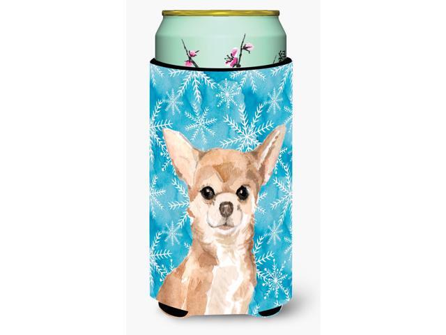 Chihuahua Winter Tall Boy Beverage Insulator Hugger BB9446TBC