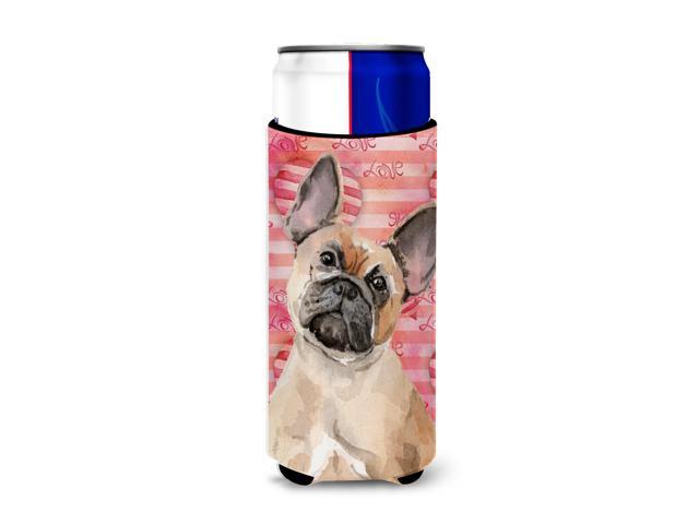 Fawn French Bulldog Love Michelob Ultra Hugger for slim cans BB9487MUK