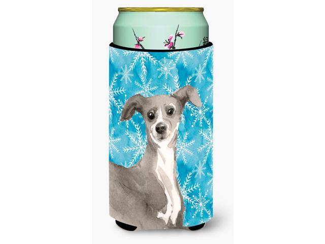 Italian Greyhound Winter Tall Boy Beverage Insulator Hugger BB9457TBC