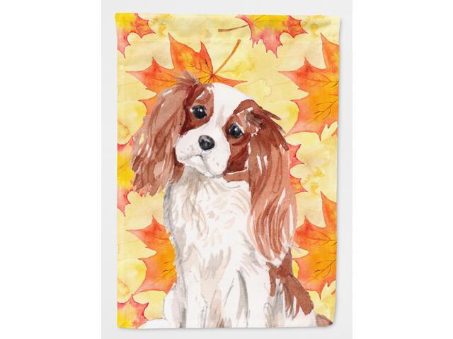 Blenheim Cavalier Spaniel Fall Flag Garden Size BB9498GF
