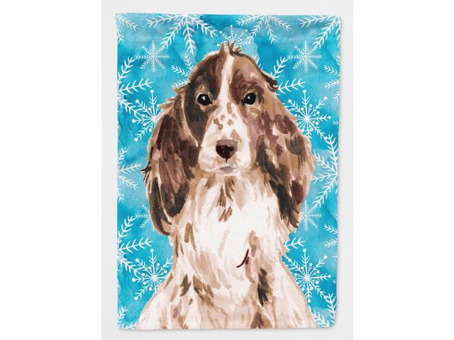 Brown Parti Winter Flag Canvas House Size BB9447CHF