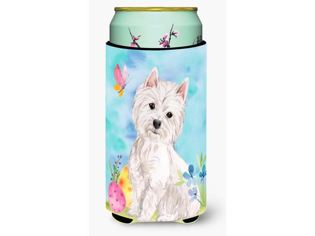Westie Easter Tall Boy Beverage Insulator Hugger BB9604TBC