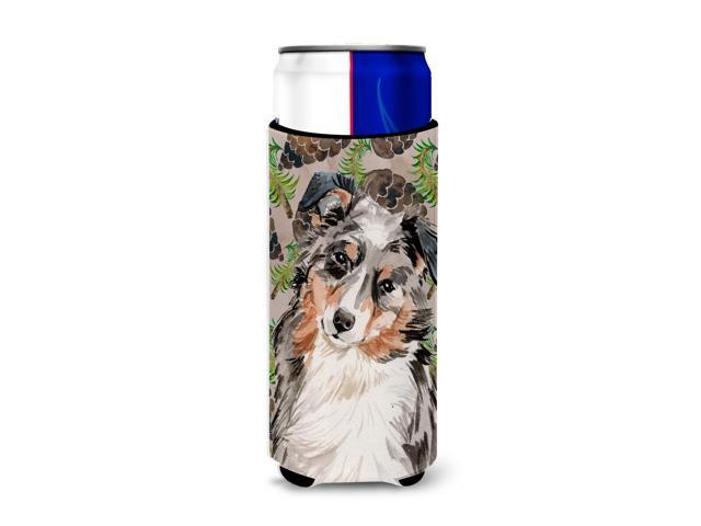 Australian Shepherd Pine Cones Michelob Ultra Hugger for slim cans BB9572MUK