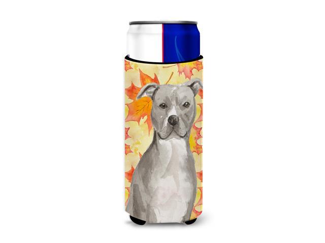 Staffordshire Bull Terrier Fall Michelob Ultra Hugger for slim cans BB9500MUK