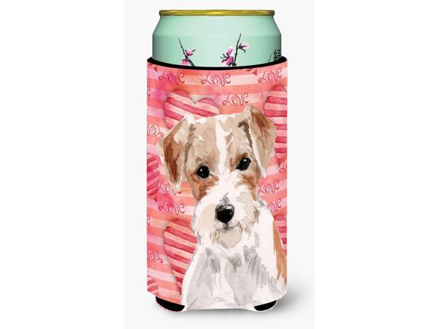 Wire Hair Jack Russell Love Tall Boy Beverage Insulator Hugger BB9473TBC