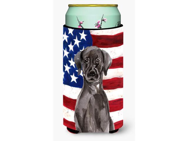Black Labrador Patriotic Tall Boy Beverage Insulator Hugger BB9363TBC