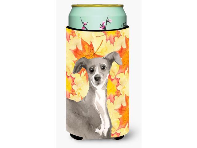 Italian Greyhound Fall Tall Boy Beverage Insulator Hugger BB9527TBC