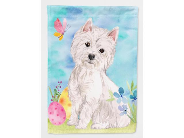 Westie Easter Flag Garden Size BB9604GF