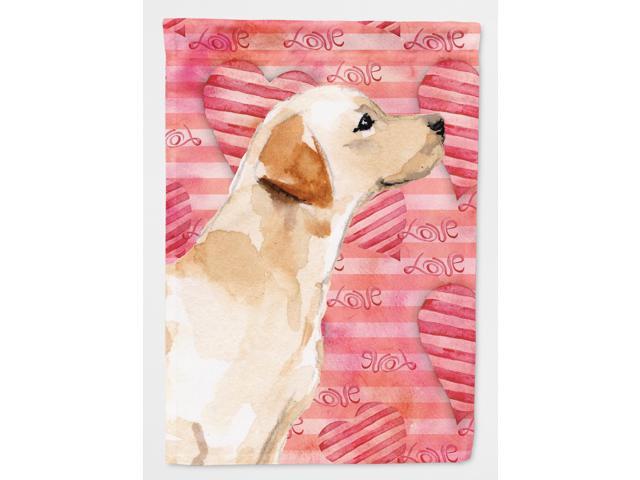 Yellow Labrador #2 Love Flag Garden Size BB9493GF